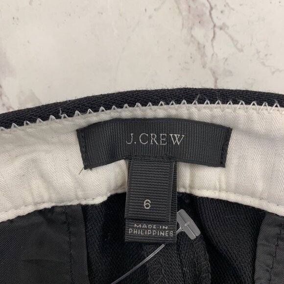 J Crew Size 6 Jeggings Skinny Stretch Pants Black Hemmed? Womens Workwear Basics - Picture 3 of 6